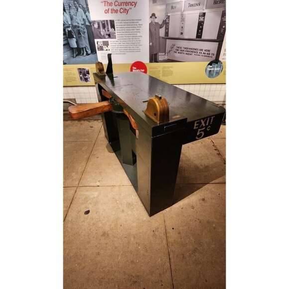 NYC 1970s & 1980s New York City Subway Token Pendant on Stainless Steel Chain🔗 - Picture 9 of 15